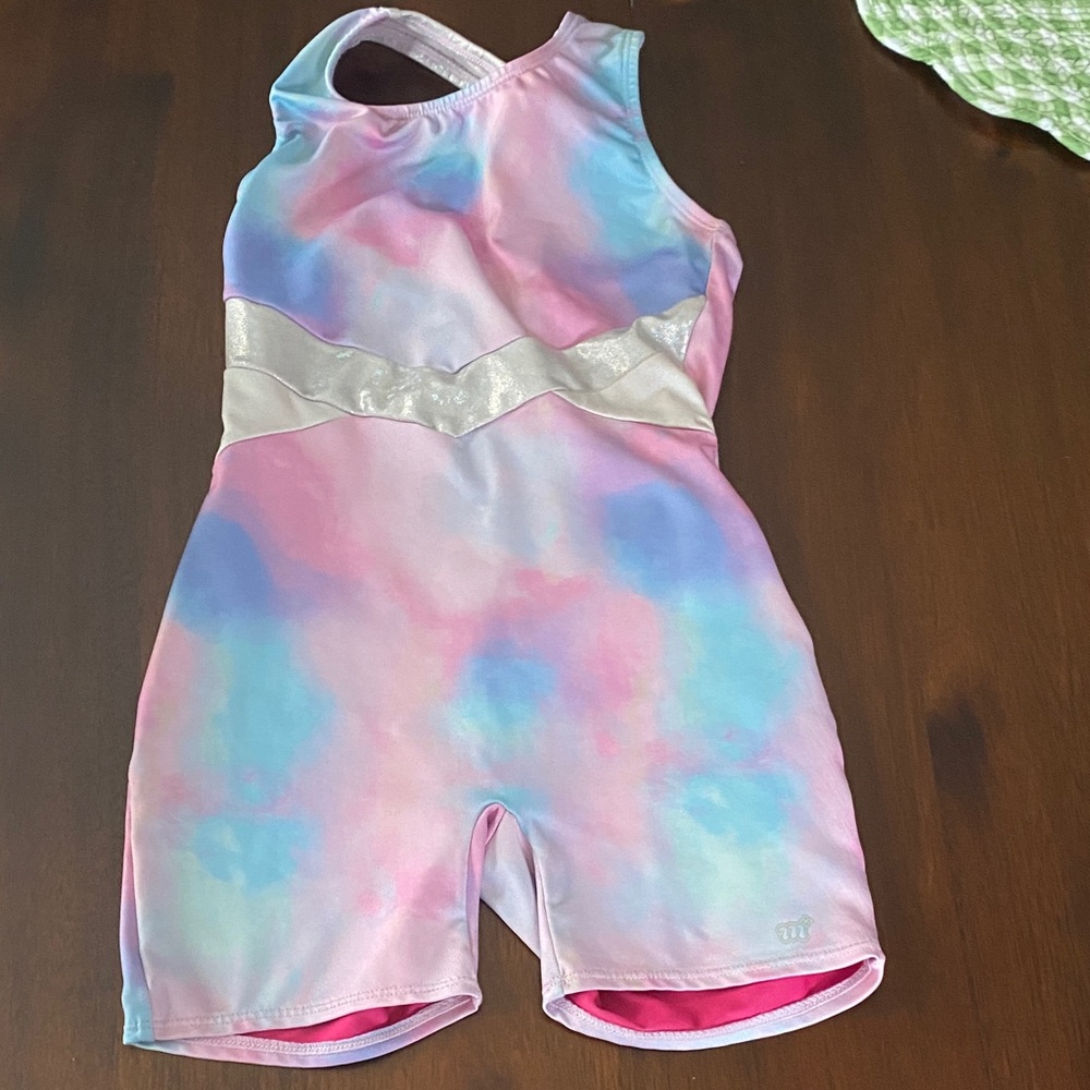 Lot of Colorful Girls' Gymnastics Leotards - Neon & Galaxy Prints - Picture 4 of 9